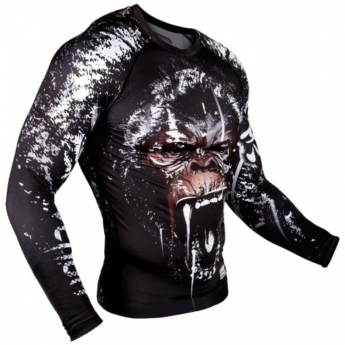 Рашгард Venum Gorilla Rashguard Long Sleeves Black фото