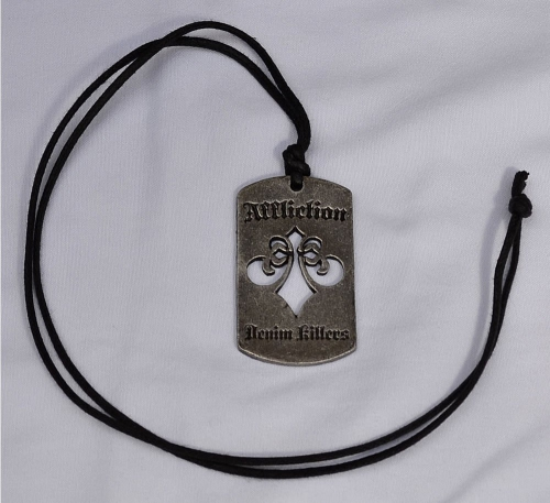 Мужской жетон на шею Affliction Denim Killers купить