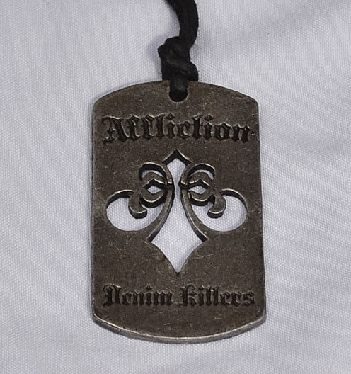 Мужской жетон на шею Affliction Denim Killers