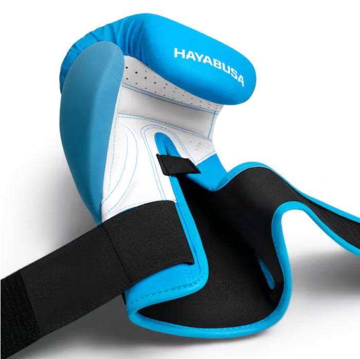 Боксерские перчатки Hayabusa T3 Neon Boxing Gloves Blue цена