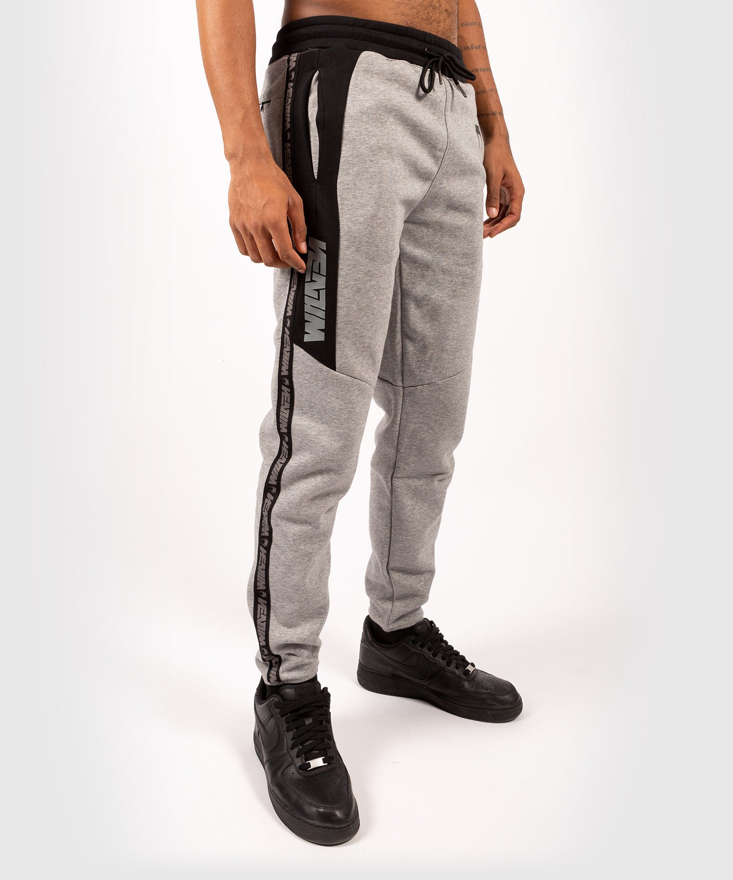 Штаны Venum Connect Joggings Black Dark Heather Grey фото
