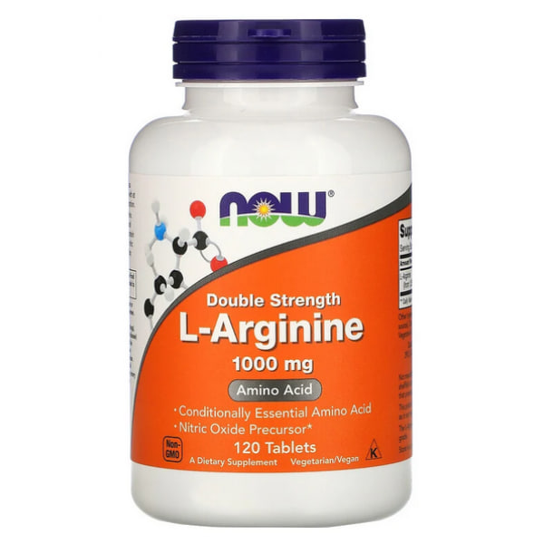 NOW L-Arginine 1000 мг 120 таб