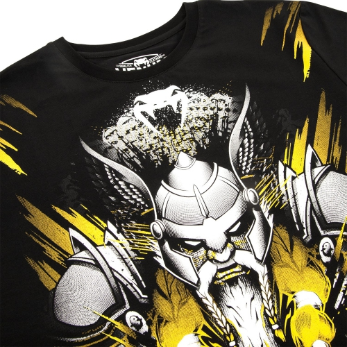 Футболка Venum Viking 2.0 T Shirt Black Yellow оригінал