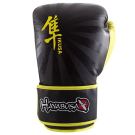 Перчатки боксерские Hayabusa Ikusa 16oz Black-Yellow, Фото № 2