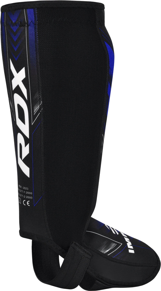 Захист гомілки RDX IMMAF Approved Neoprene Shin Instep Guards Blue ціна
