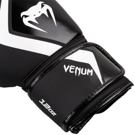 Боксерские перчатки Venum Contender 2.0 Boxing Gloves Black White, Фото № 3
