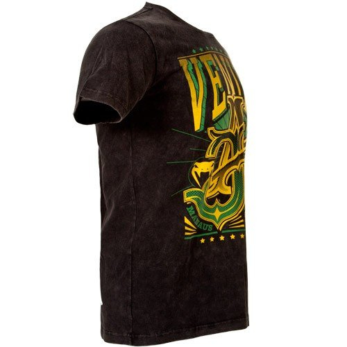 Футболка Venum Jose Aldo Vitoria T-shirt - Black-Green ціна