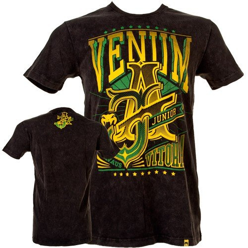 Футболка Venum Jose Aldo Vitoria T-shirt - Black-Green купити