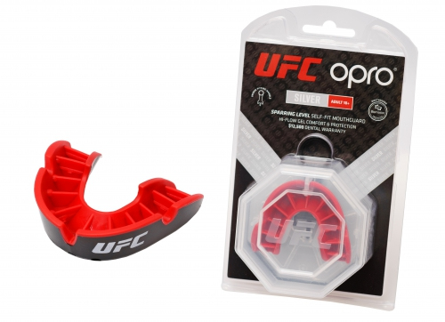 Капа OPRO Self-fit UFC Full Pack Silver де купити
