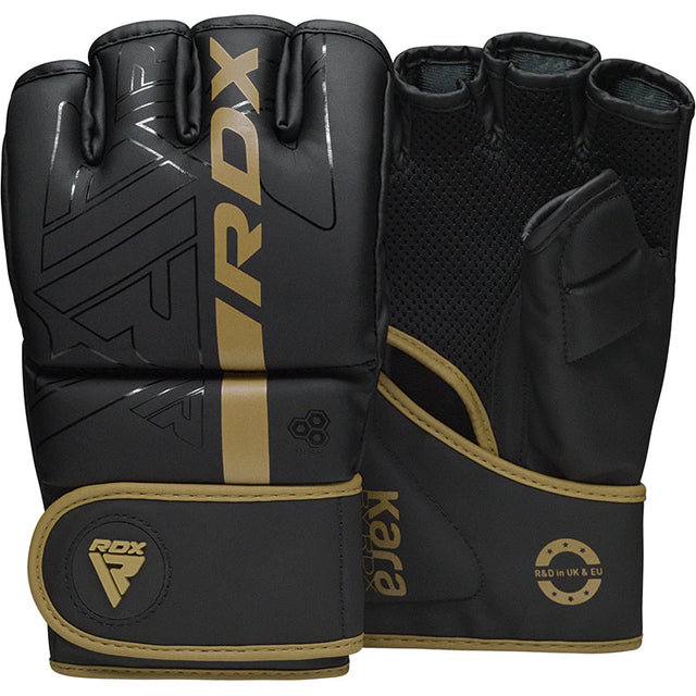 Рукавиці для MMA RDX F6 Kara Grappling Gloves Golden купити