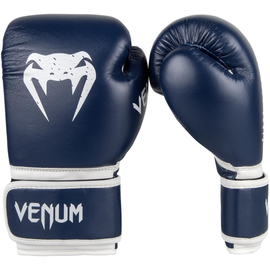 Боксерьскі рукавиці для дітей Venum Signature Kids Boxing Gloves Navy Blue, Фото № 2