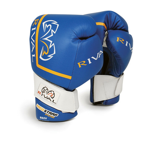 Боксерские перчатки Rival RS2V Pro Sparring Gloves Velcro Blue