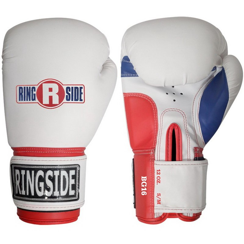 Боксерские перчатки Ringside Pro Style Training Gloves White