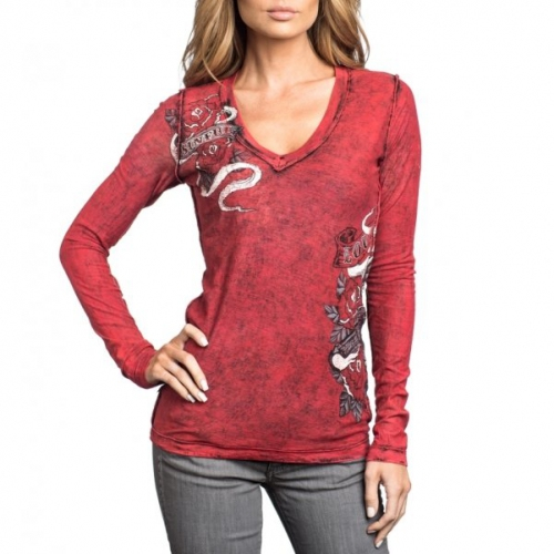 Двусторонний лонгслив Sinful Holy Grail Reversible Vneck цена