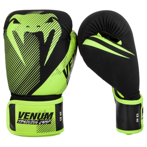 Venum Traning Camp 2.0 Boxing Gloves Black Neo Yellow buy