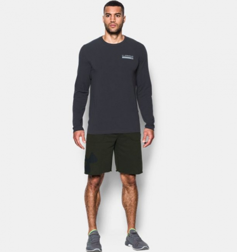 Under Armour Rival Fleece Exploded Logo Artillery Green shorts price