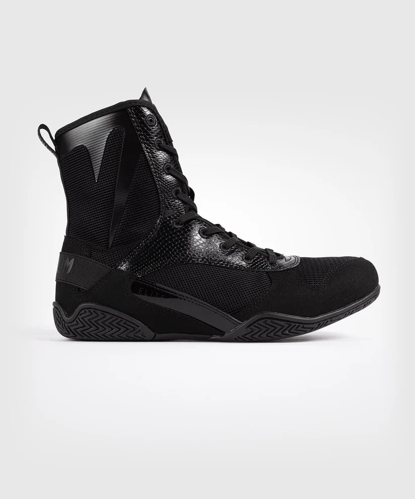 Боксерки Venum Elite Boxing Shoes Black купить