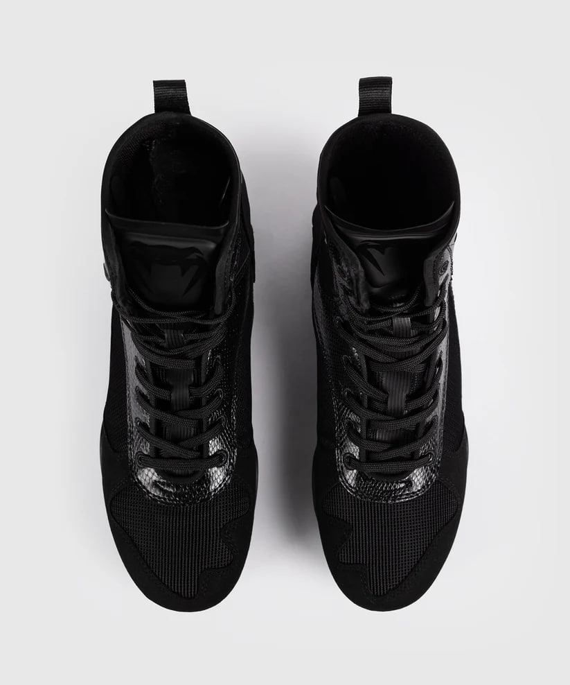 Боксерки Venum Elite Boxing Shoes Black цена