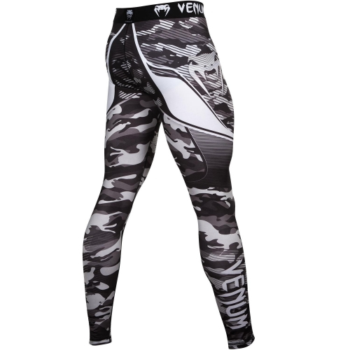 Компресійні штани Venum Camo Hero Spats White Black ціна