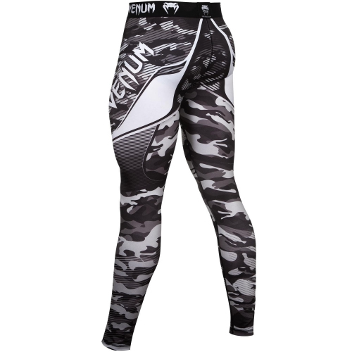 Компресійні штани Venum Camo Hero Spats White Black фото