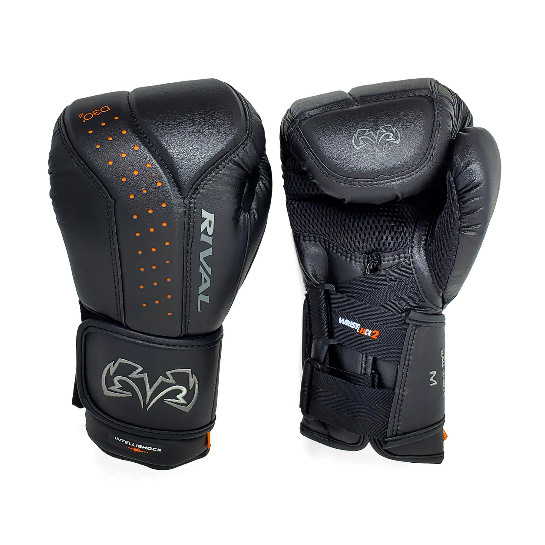 Боксерські рукавиці Rival RB10 Intelli-Shock Bag Gloves Black Black купити