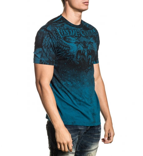 Футболка Xtreme Couture Lions Gate SS Tee Indian Teal фото