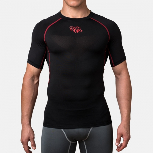 Компресійна футболка Peresvit Air Motion Black Red Short Sleeve ціна