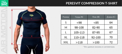Компрессионная футболка Peresvit Air Motion Black Red Short Sleeve, Фото № 6