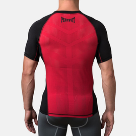 Компрессионная футболка Peresvit Air Motion Black Red Short Sleeve