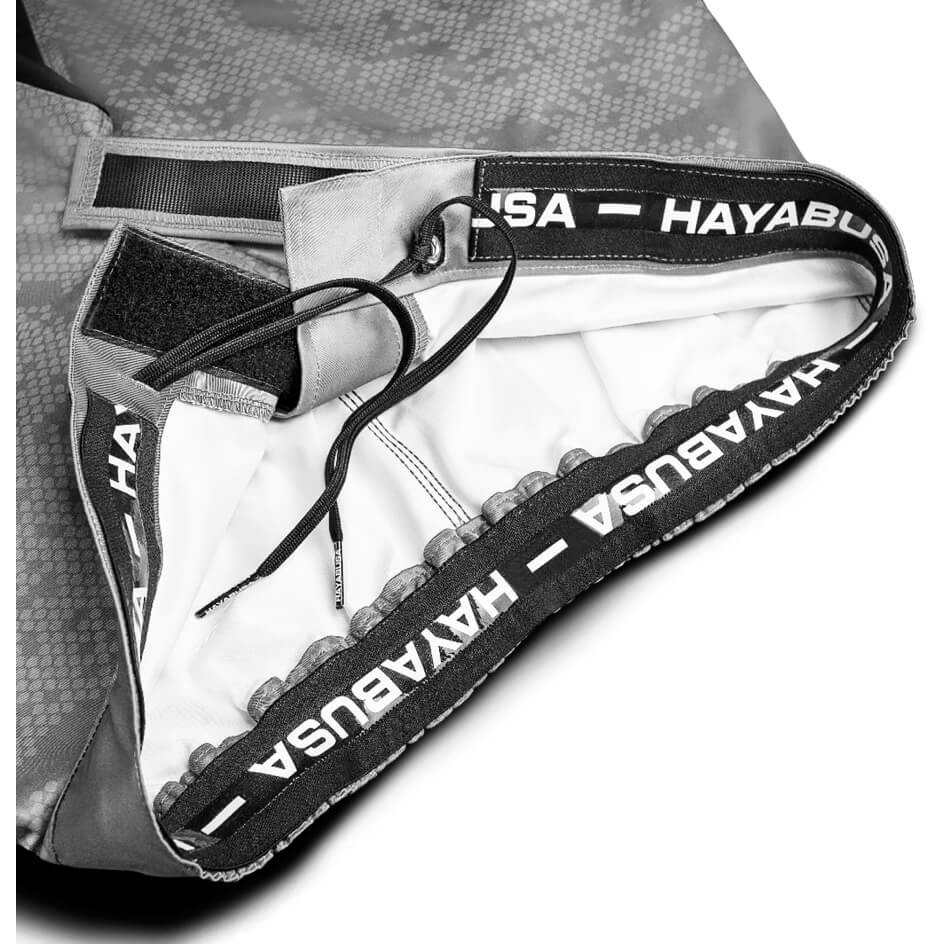 MMA shorts Hayabusa Hex Mid-Length Fight Shorts Grey photo