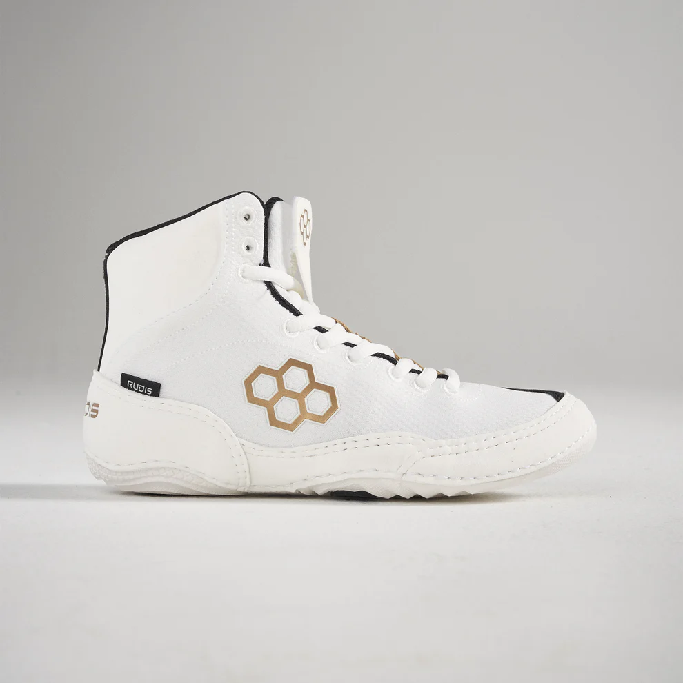 Детские борцовки Rudis Colt 2.0 Youth Wrestling Shoes White Gold купить