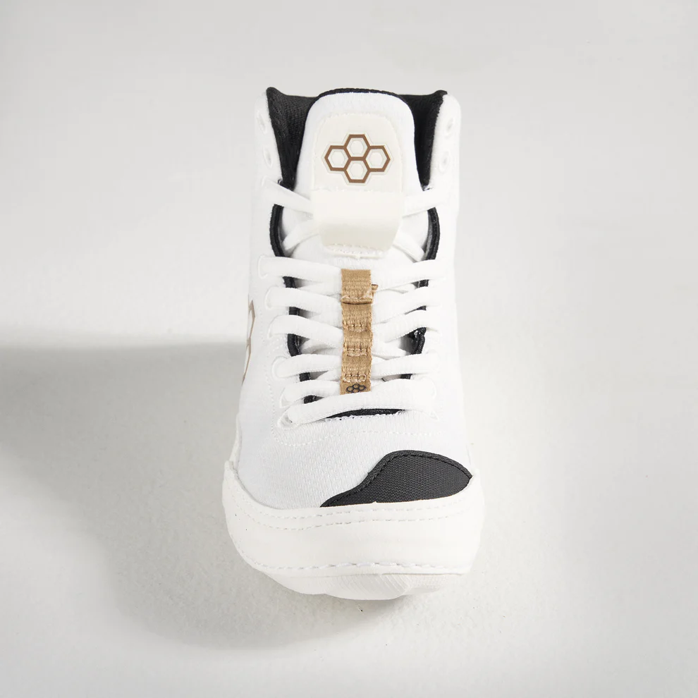 Детские борцовки Rudis Colt 2.0 Youth Wrestling Shoes White Gold оригинал