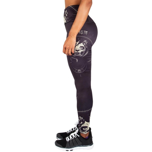 Женские леггинсы Venum Santa Muerte Leggings Black оригинал