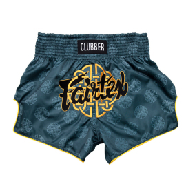 Thai shorts Fairtex BS1915 Clubber Pacific Green