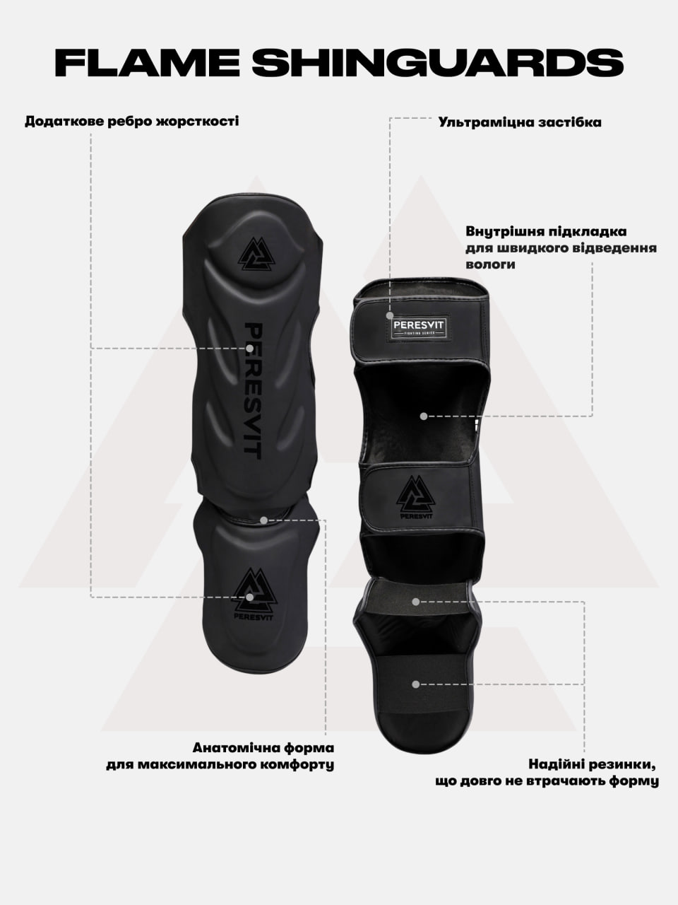 Защита голени Peresvit Flame Shinguards Navy размер