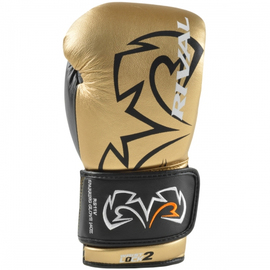 Боксерские перчатки Rival RS11V Evolution Sparring Gloves Velcro Gold, Фото № 2
