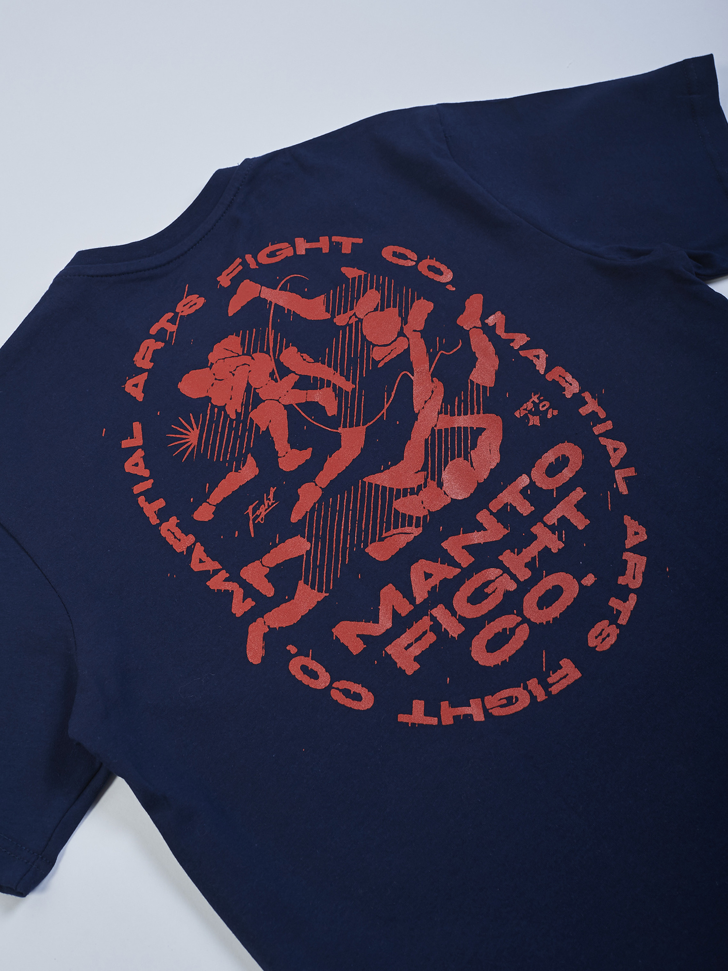 Футболка MANTO T-shirt Wrestling Navy Blue ціна