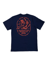 Футболка MANTO T-shirt Wrestling Navy Blue, Фото № 2