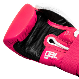 Боксерские перчаткиTitle Gel E-Series Training&Sparring Gloves Pink White Black, Фото № 3