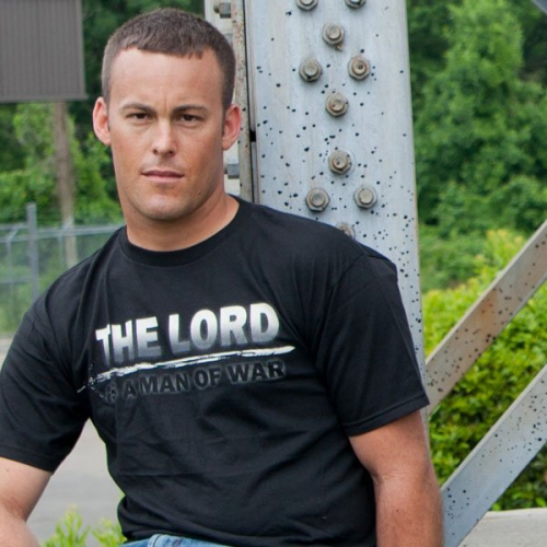Футболка Ranger Up The Lord is a Man of War Normal-Fit T-Shirt оригінал