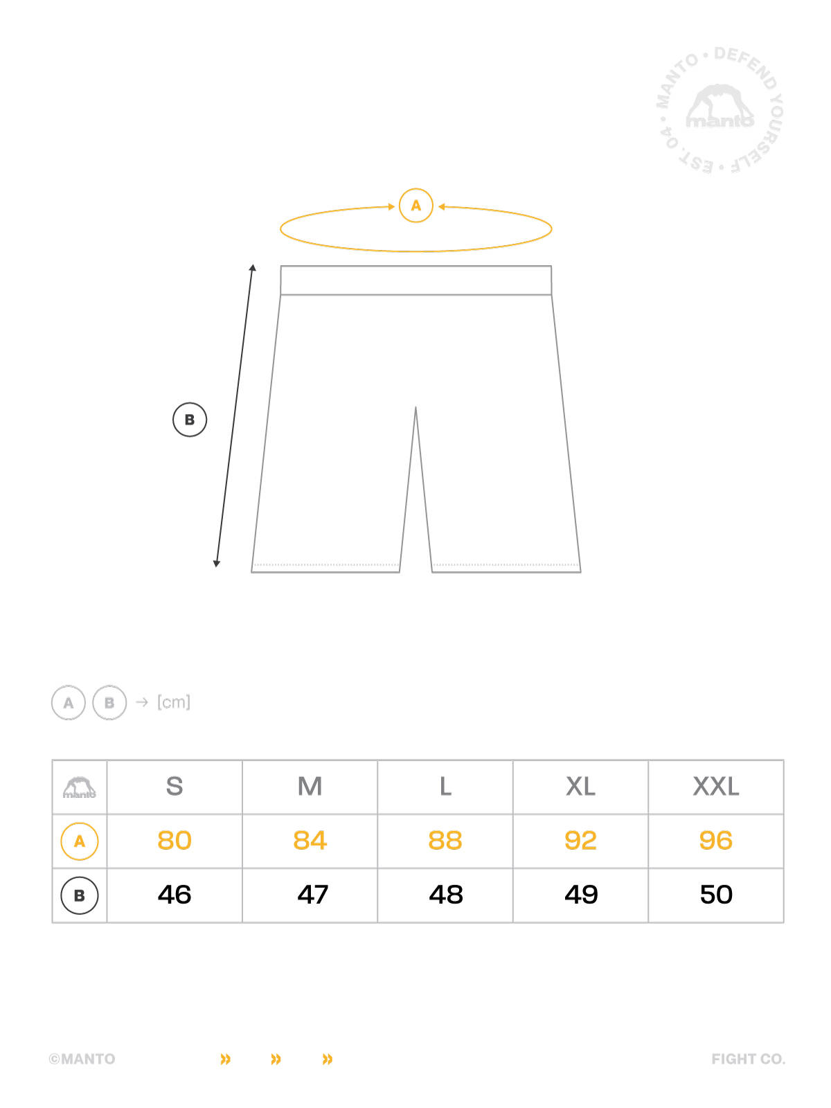 MMA shorts MANTO x Yauhen Abu Fight Shorts Oni size