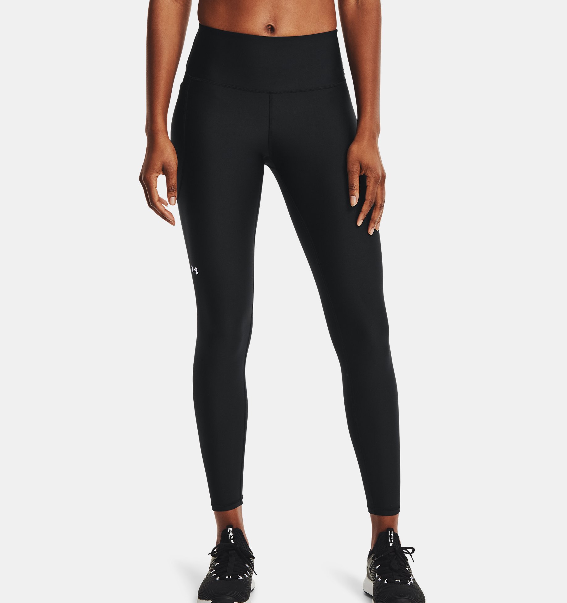 Womens leggings Under Armor Tech Black White
