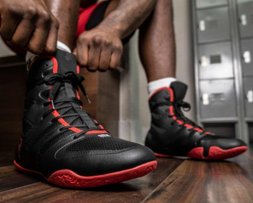 Боксерки TITLE Boxing Total Balance Boxing Shoes Black Red оригінал