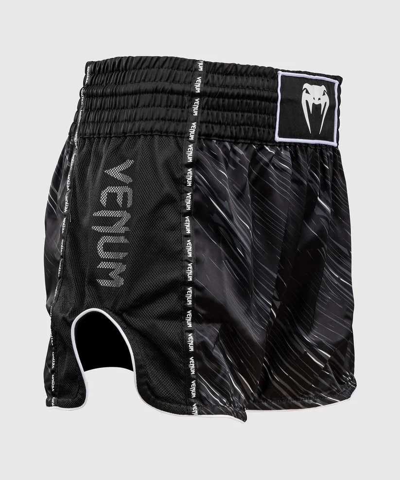 Тайські шорти Venum Rapid Muay Thai Shorts - Black/Storm Grey купити