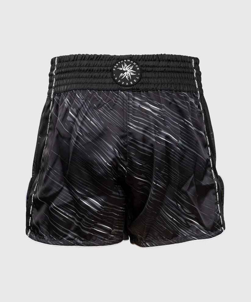 Тайські шорти Venum Rapid Muay Thai Shorts - Black/Storm Grey ціна