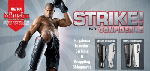 Защита ног Hayabusa Tokushu Grappling Shinguards - Black купить