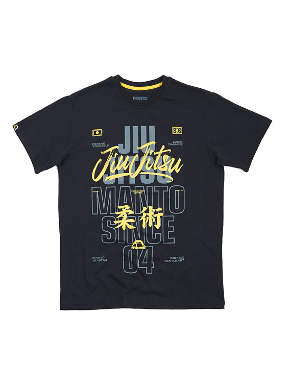 Футболка MANTO T-Shirt Jiu Jitsu 19 Black