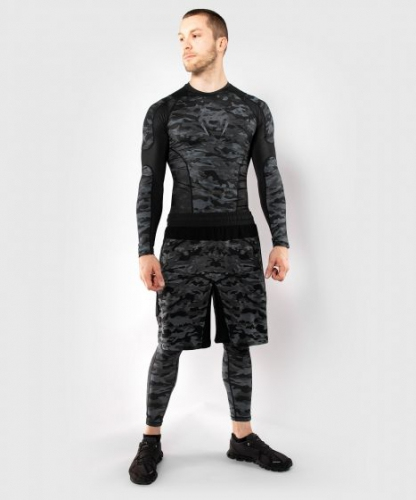 Venum Defender Rashguard Long Sleeves Dark Camo size