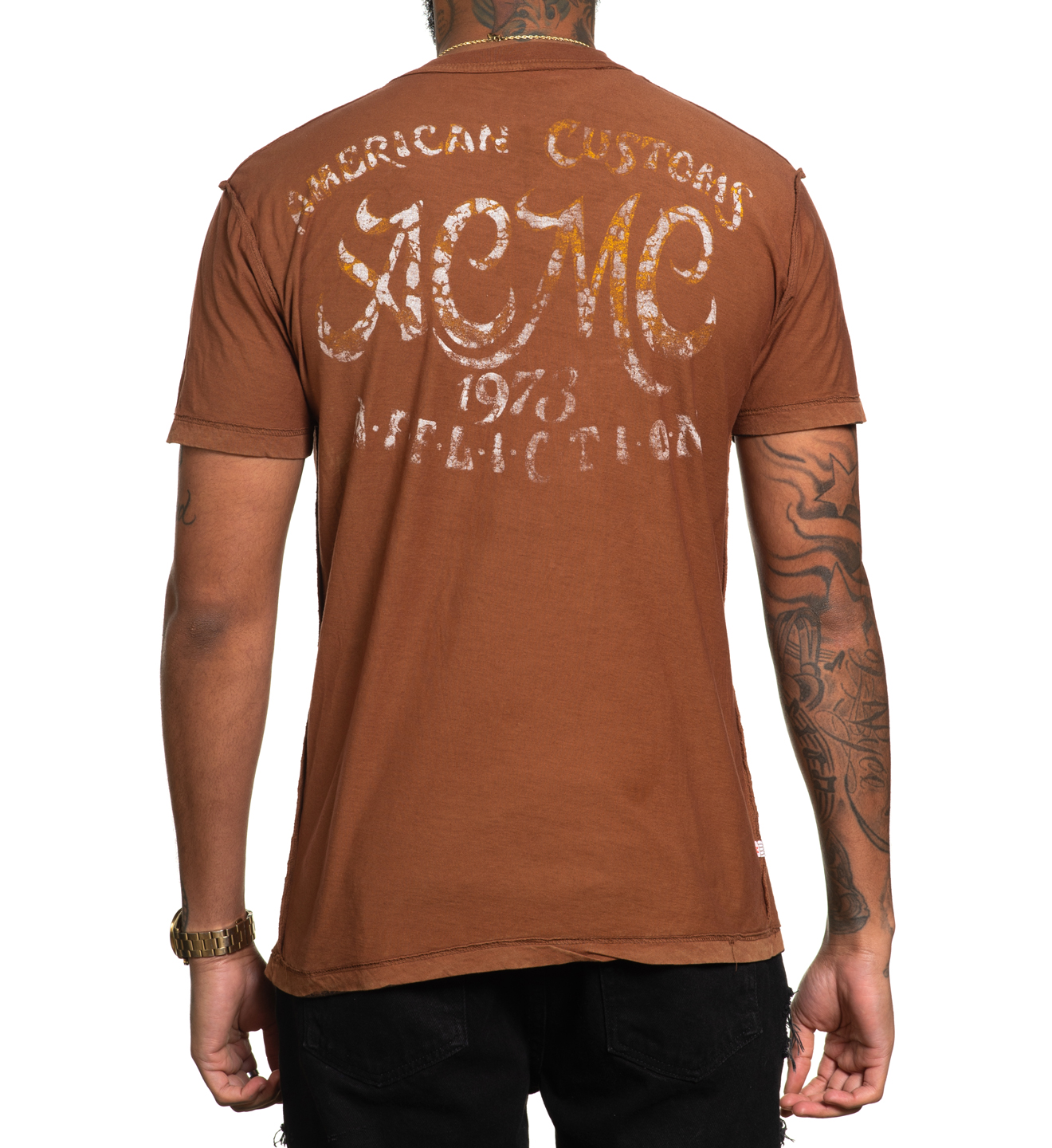 Reversible Affliction Bad Omen A26013 Shortsleeve Rev Tee photo