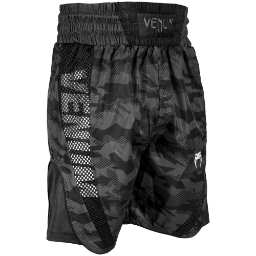 Шорти для боксу Venum Elite Boxing Shorts Camo Black ціна